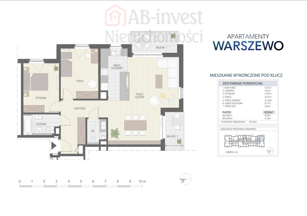 Mieszkanie Sprzedaż Szczecin Warszewo Kalinowa 2