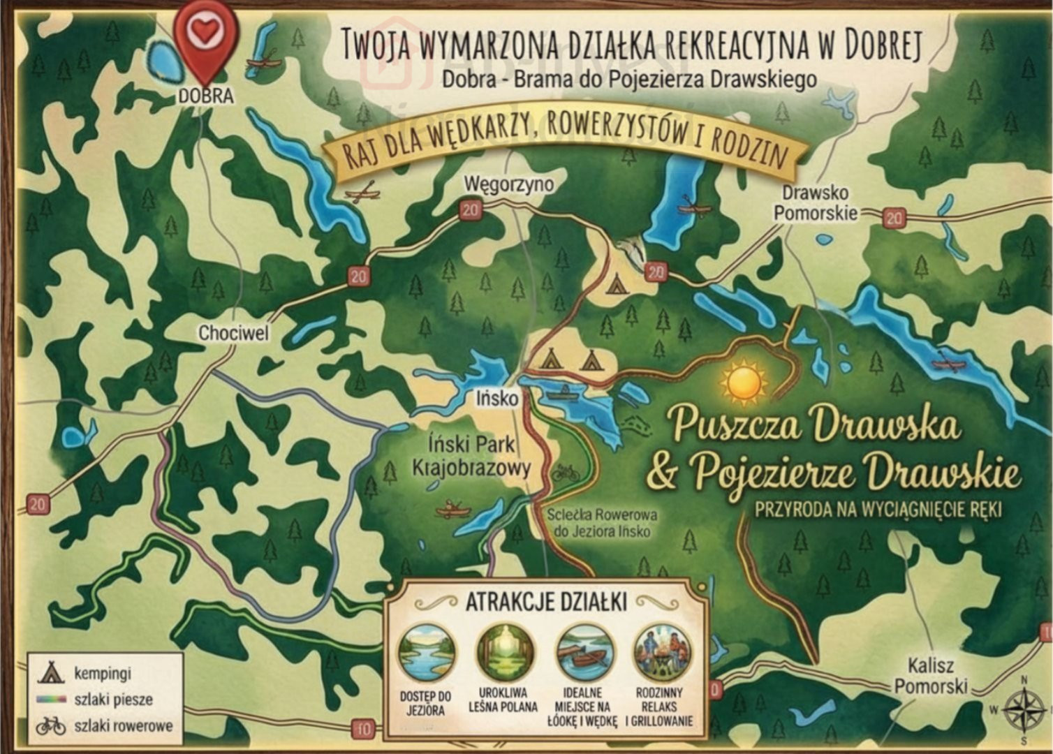 Działka Sprzedaż Dobra 1