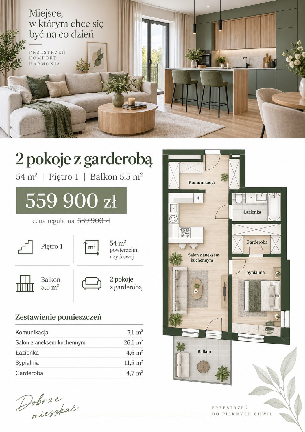 Mieszkanie Sprzedaż Szczecin Podjuchy 1