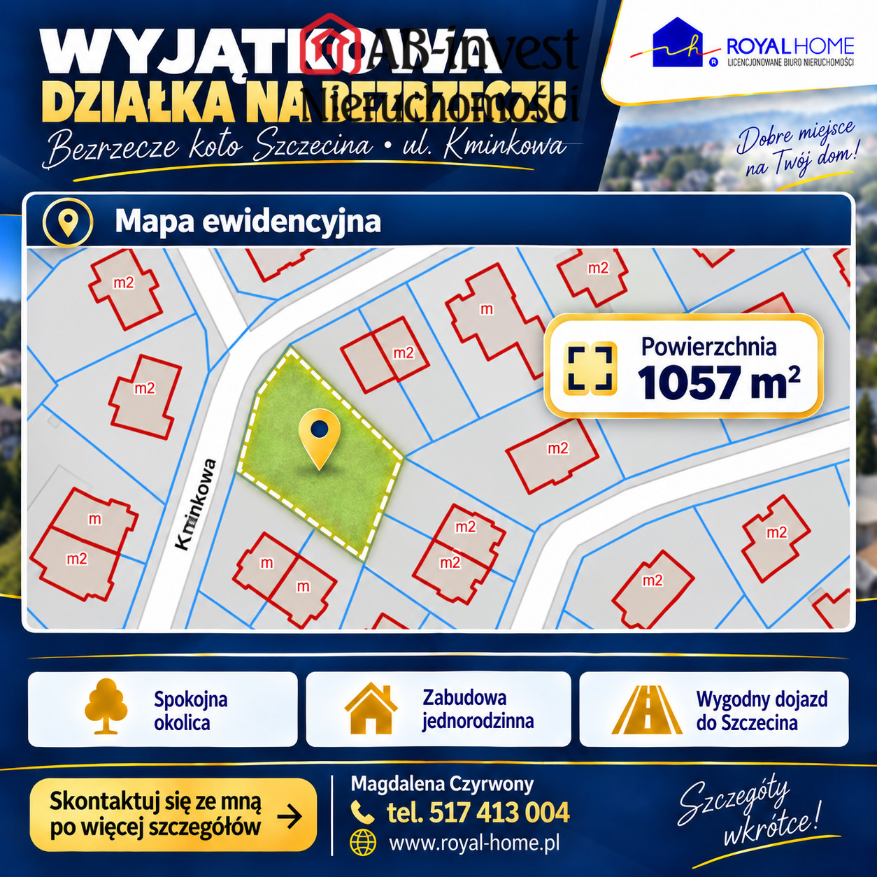 Działka Sprzedaż Bezrzecze
