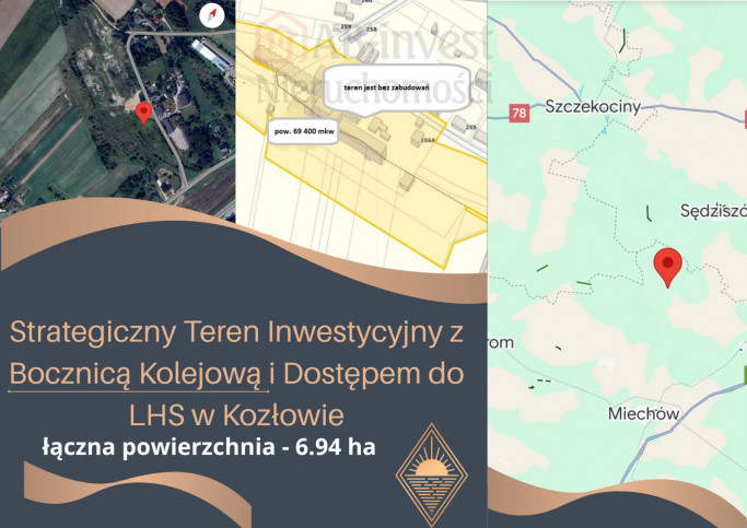 Działka Sprzedaż Kozłów 1