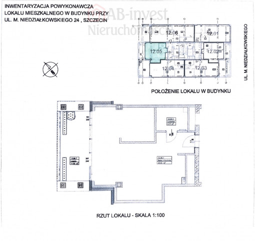 Mieszkanie Sprzedaż Szczecin Centrum Mieczysława Niedziałkowskiego 5
