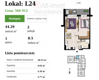 Mieszkanie Sprzedaż Grzybowo Nadmorska