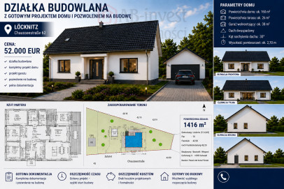 Działka Sprzedaż Löcknitz, Löcknitz-Penkun, Vorpommern-Greifswald, Meklemburgia-Pomorze Przednie, Niemcy